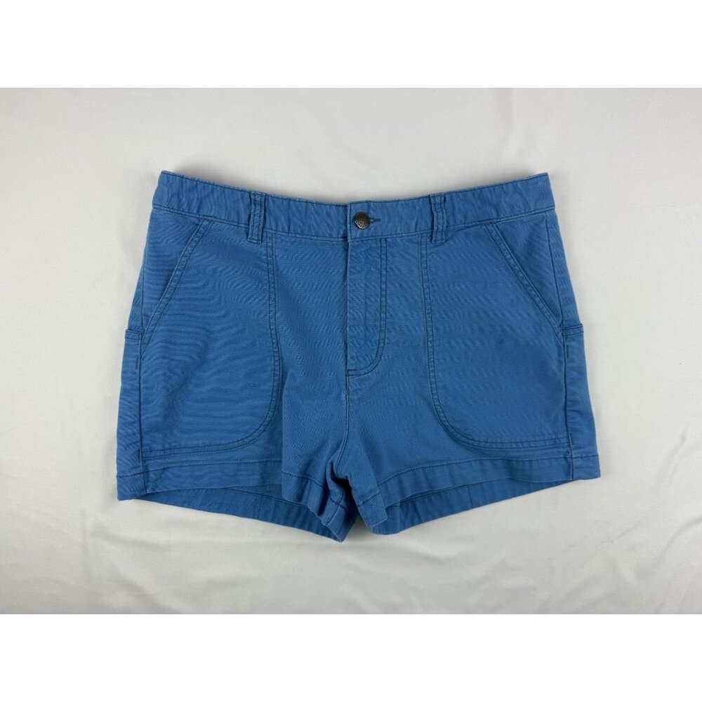 Patagonia Canvas Stand Up Shorts Blue 3” Inseam Women’s 10